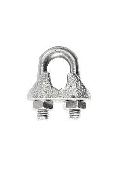 Зажим канатный TOR ф=5 мм DIN 741 (Q) Зажим канатный TOR ф=5 мм DIN 741 (Q)