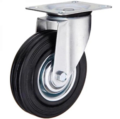 Колесо поворотное резина SC 42 100 мм РФ