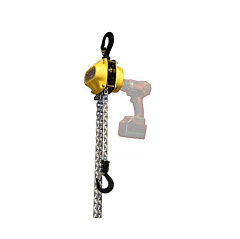 Таль ручная шестеренная TOR ТРШш (HSH-D) 1,0 т 3 м под шуруповёрт