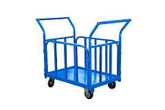 Тележка платформенная TOR ТП-Б (800х1400) с бортами и двумя ручками (колеса 160) Тележка платформенная TOR ТП-Б (800х1400) с бортами и двумя ручками (колеса 160)