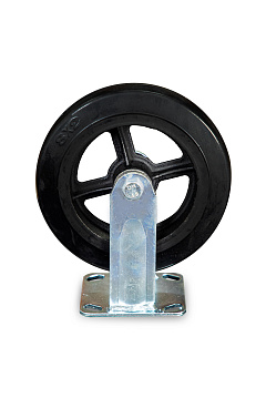 Колесо большегрузное неповоротное FCd 80 200 мм обрезиненное (N) Колесо большегрузное неповоротное FCd 80 200 мм обрезиненное (N)