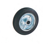 Колесо литая резина C 80 200 мм без втулки, чашек и болта (N) Колесо литая резина C 80 200 мм без втулки, чашек и болта (N)