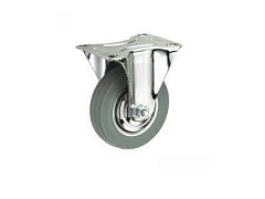 Колесо неповоротное серая резина FC 85 f 250 мм Колесо неповоротное серая резина FC 85 f 250 мм