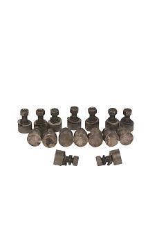 Набор фрез круглых (16 шт) 12 мм универсальных для машин мозаично-шлифовальных GM Набор фрез круглых (16 шт) 12 мм универсальных для машин мозаично-шлифовальных GM