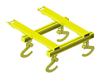 Навеска на вилы траверса для биг-бэгов TBBV-2,5 Навеска на вилы траверса для биг-бэгов TBBV-2,5