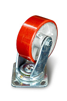 Колесо большегрузное поворотное SCp 55 125 мм полиуретановое (N) Колесо большегрузное поворотное SCp 55 125 мм полиуретановое (N)