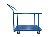 Тележка платформенная TOR ТП-2Я (600х900) 2х-ярусная (125мм) Тележка платформенная TOR ТП-2Я (600х900) 2х-ярусная (125мм)