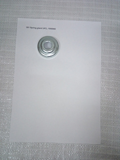 301 Крышка (54х2х17) возвратной пружины для тележек гидравлических AC (Spring gland)