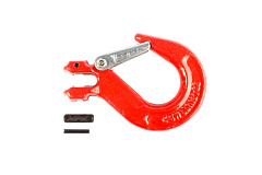 Крюк с вилочным креплением и защелкой TOR г/п 2,0 тн (D) Крюк с вилочным креплением и защелкой TOR г/п 2,0 тн (D)