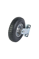 Колесо пневматическое резиновое 210 мм PRF 80 неповоротное на кронштейне Колесо пневматическое резиновое 210 мм PRF 80 неповоротное на кронштейне