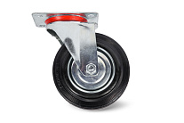 Колесо поворотное резина SC 55 125 мм (F) Колесо поворотное резина SC 55 125 мм (F)