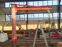 Кран консольный поворотный ручной TOR PSJ35025 250 кг, высота 3 м, стрела 5 м Кран консольный поворотный ручной TOR PSJ35025 250 кг, высота 3 м, стрела 5 м