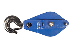 Блок монтажный однорольный с  крюком TOR 3,2 т с откидной щекой