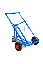 Тележка складская для металлических бочек TOR КБ-2 (250 пневмо+160 поворотное)