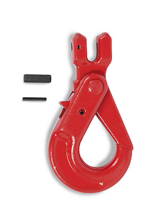 Крюк самозакрывающийся с вилочным креплением TOR 5,3 т (S) Крюк самозакрывающийся с вилочным креплением TOR 5,3 т (S)