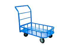 Тележка платформенная TOR ТП-МБ (700х1200) с бортами (колеса 160мм) Тележка платформенная TOR ТП-МБ (700х1200) с бортами (колеса 160мм)