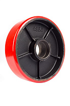 Колесо полиуретановое 180х50 мм без подшипника для тележек гидравлических BF/DF-III/RHP/AC/DF/CW2