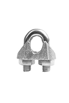 Зажим канатный TOR ф=6 мм DIN 741 (Q) Зажим канатный TOR ф=6 мм DIN 741 (Q)