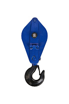 Блок монтажный однорольный с  крюком TOR 2 т с откидной щекой (S)*