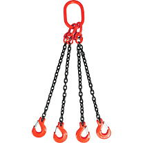 Строп цепной TOR 4СЦ г/п 31,5 т 7,0 м с самозакрывающимися крюками Строп цепной TOR 4СЦ г/п 31,5 т 7,0 м с самозакрывающимися крюками