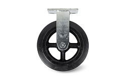 Колесо большегрузное неповоротное FCd 80 200 мм обрезиненное (F) Колесо большегрузное неповоротное FCd 80 200 мм обрезиненное (F)