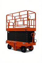 Подъемник ножничный передвижной 500 кг 9/11 м TOR SJY-0,5-9 AC 380В сетевой (G)