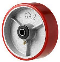Колесо большегрузное P 63 150 мм полиуретановое на ось (N) Колесо большегрузное P 63 150 мм полиуретановое на ось (N)