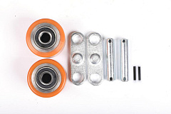 8 Подвилочные колёса 80х70 в сборе для тележки EPT (Double PU Loading Wheel ASY. 30101025) 8 Подвилочные колёса 80х70 в сборе для тележки EPT (Double PU Loading Wheel ASY. 30101025)