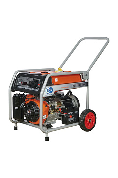 Генератор бензиновый 9,0 кВт 220В 26 л с электростартером и колесами TOR KM13000H Генератор бензиновый 9,0 кВт 220В 26 л с электростартером и колесами TOR KM13000H