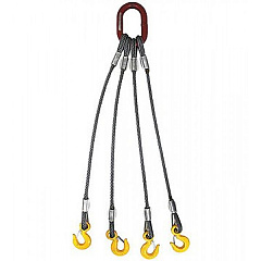 Строп канатный TOR 4СК г/п 10,0 т 9,0 м Строп канатный TOR 4СК г/п 10,0 т 9,0 м