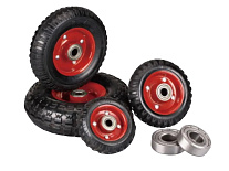 Колесо большегрузное P 150 150 мм резина с протектором, на ось (N) Колесо большегрузное P 150 150 мм резина с протектором, на ось (N)