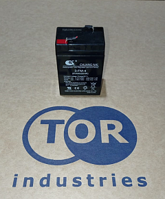 Аккумулятор свинцово-кислотный герм. (WET) 6В/4Ач 98х46х69 для тележки WH-25ES Аккумулятор свинцово-кислотный герм. (WET) 6В/4Ач 98х46х69 для тележки WH-25ES