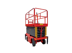 Подъемник ножничный передвижной 500 кг 14/16 м TOR SJY-0,5-14 AC 380В сетевой (G)